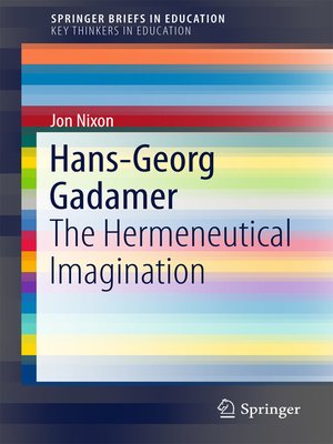 cover image of Hans-Georg Gadamer